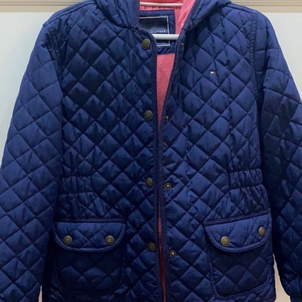 Tommy Hilfiger Kids Navy Hooded Jacket